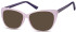 SFE-10917 sunglasses in Milky Purple/Dark Purple