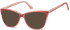SFE-10918 sunglasses in Pink/Dark Red