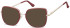 SFE-10927 sunglasses in Gold/Red