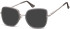 SFE-10927 sunglasses in Light Gunmetal/Grey