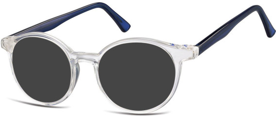 SFE-10931 sunglasses in Clear/Dark Blue