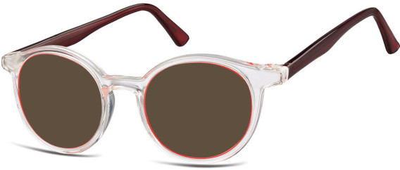 SFE-10931 sunglasses in Clear/Red