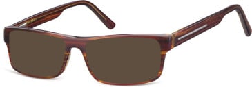 SFE-8810 sunglasses in Light Brown