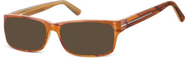 SFE-8829 sunglasses in Grainy Brown