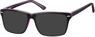 SFE-8134 sunglasses in Black/Purple
