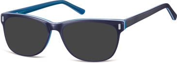 SFE-8146 sunglasses in Blue/Clear Blue