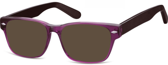 SFE-8175 sunglasses in Clear Purple/Black