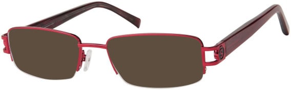 SFE-8237 sunglasses in Burgundy