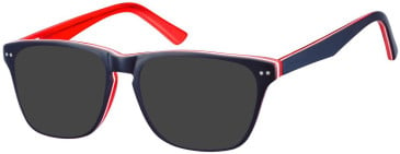 SFE-8259 sunglasses in Blue/Red