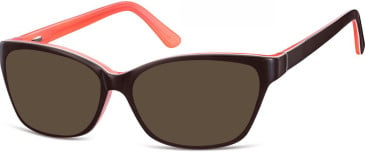 SFE-9369 sunglasses in Black/Peach