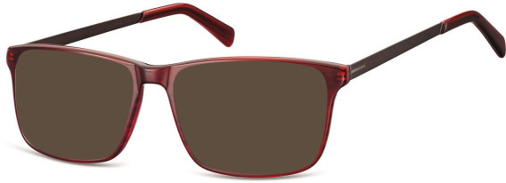 SFE-9807 sunglasses in Dark Red
