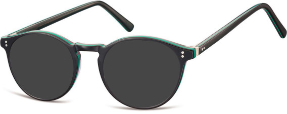 SFE-9817 sunglasses in Black/Green