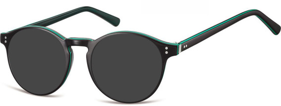 SFE-9828 sunglasses in Black/Green