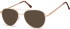 SFE-10123 sunglasses in Matt Dark Gold