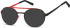 SFE-10144 sunglasses in Black/Red