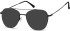 SFE-10527 sunglasses in Matt Black