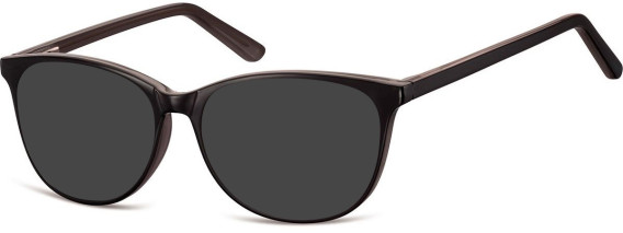 SFE-10556 sunglasses in Black/Dark Grey