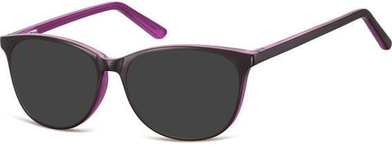 SFE-10556 sunglasses in Dark Purple/Light Purple