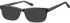 SFE-10558 sunglasses in Black/Transparent