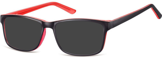 SFE-10559 sunglasses in Black/Pink