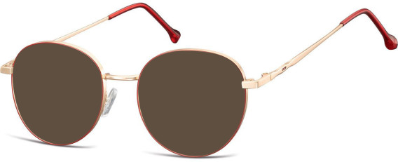 SFE-10644 sunglasses in Gold/Red