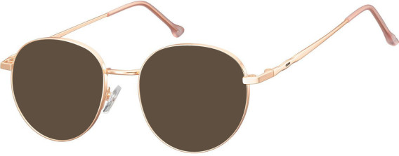 SFE-10644 sunglasses in Pink Gold