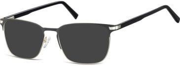 SFE-10649 sunglasses in Silver/Black