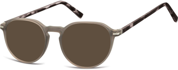 SFE-10653 sunglasses in Transparent Dark Grey/Turtle Grey