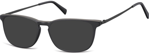 SFE-10658 sunglasses in Black/Black