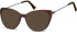SFE-10659 sunglasses in Transparent Dark Brown