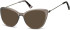 SFE-10659 sunglasses in Transparent Dark Grey