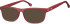 SFE-10665 sunglasses in Burgundy/Transparent