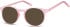 SFE-10666 sunglasses in Transparent Pink