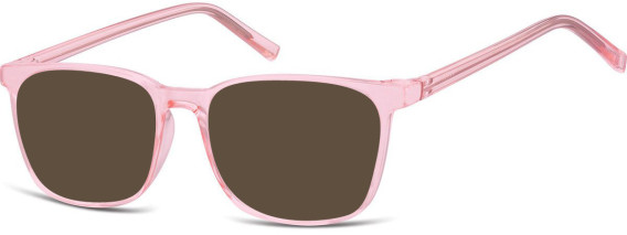 SFE-10667 sunglasses in Transparent Pink