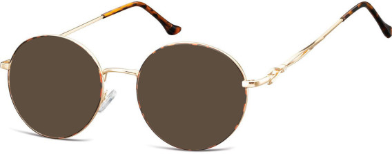 SFE-10670 sunglasses in Shiny Gold/Turtle