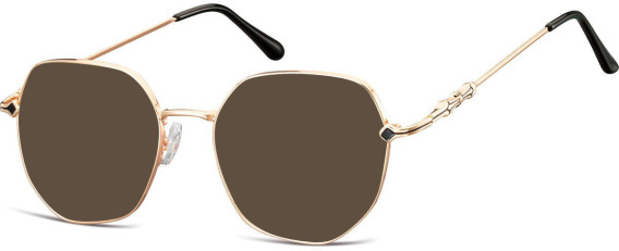 SFE-10671 sunglasses in Shiny Gold