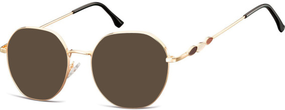 SFE-10672 sunglasses in Shiny Gold