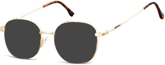 SFE-10675 sunglasses in Shiny Gold/Turtle