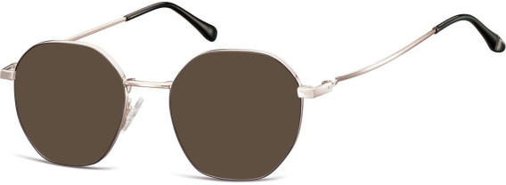 SFE-10676 sunglasses in Shiny Light Gunmetal/Matt Black