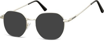 SFE-10679 sunglasses in Silver/Black
