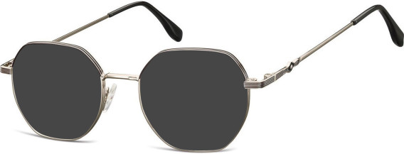 SFE-10682 sunglasses in Light Gunmetal/Black