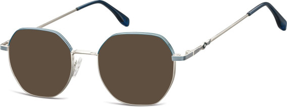 SFE-10682 sunglasses in Silver/Blue