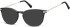 SFE-10690 sunglasses in Black/Light Gunmetal