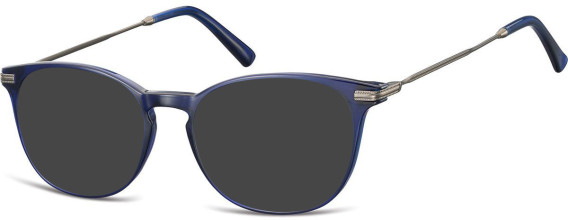 SFE-10690 sunglasses in Dark Blue/Gunmetal