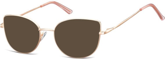 SFE-10693 sunglasses in Shiny Pink Gold