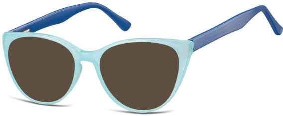 SFE-10916 sunglasses in Milky Blue/Dark Blue