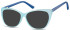 SFE-10917 sunglasses in Milky Blue/Dark Blue