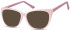 SFE-10917 sunglasses in Milky Pink/Dark Pink