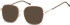 SFE-10925 sunglasses in Pink Gold/Brown