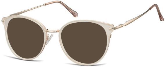 SFE-10928 sunglasses in Gold/Beige